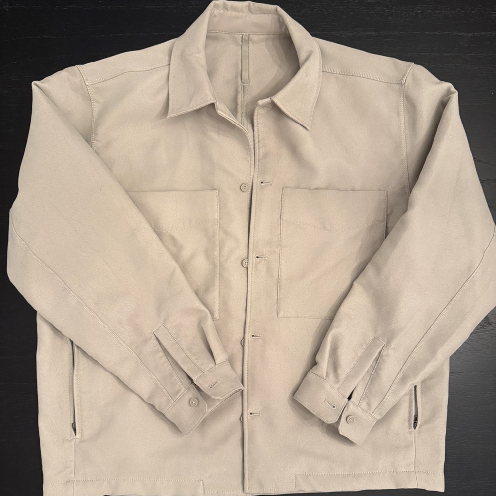 Lululemon suede gray jacket, Large
